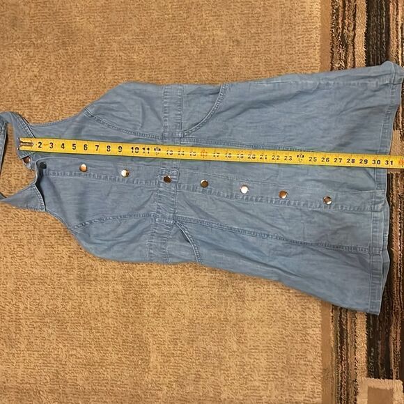 Free People Sami Point Collar Mini Denim Dress - Picture 11 of 13